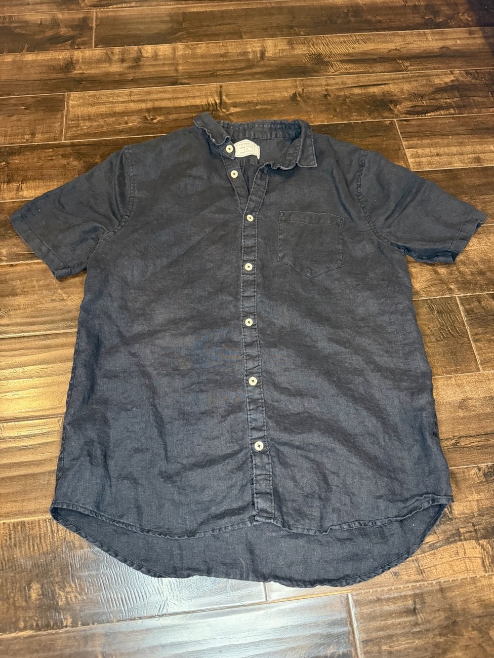 Cotton On 100% Linen Short Sleeve Shirt - Men's Size S